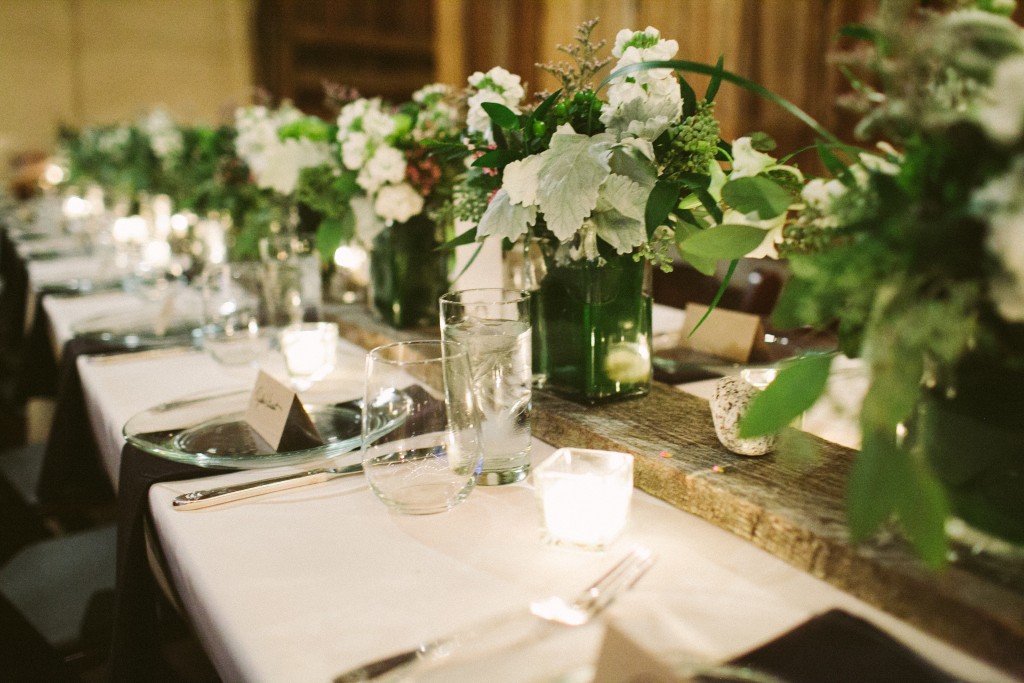 romantic organic style tablescape